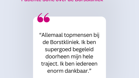 #Mercikes complimentje Borstkliniek