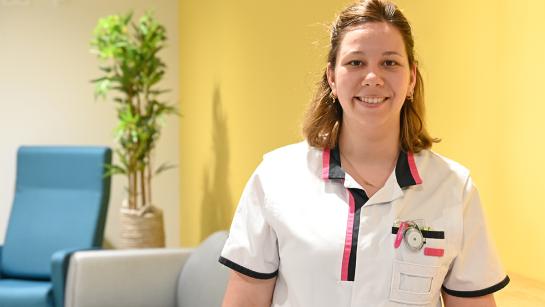 Zorgkundige Eline van Psychogeriatrie De Waaier in Beveren