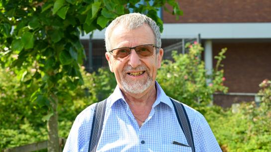 Mantelzorger Marc bij Vitaz campus Beveren