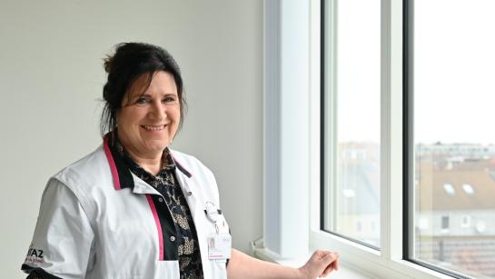 Foto hoofdverpleegkundige Ingrid Mels van Oncologisch Support Team en Palliatief Support Team