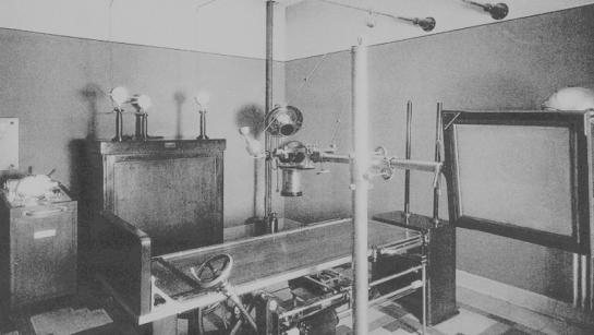 Radiografiezaal ziekenhuis Beveren jaren 1920
