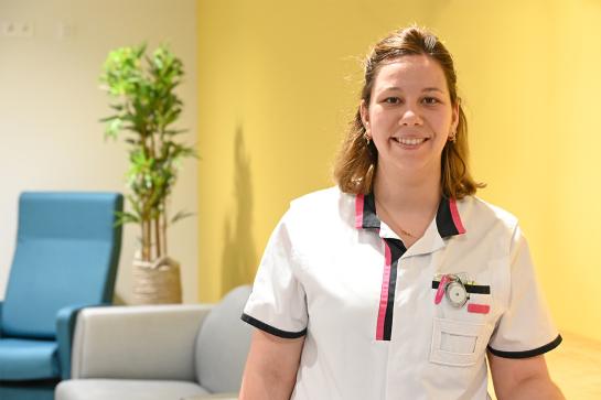 Zorgkundige Eline van Psychogeriatrie De Waaier in Beveren