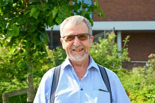 Mantelzorger Marc bij Vitaz campus Beveren