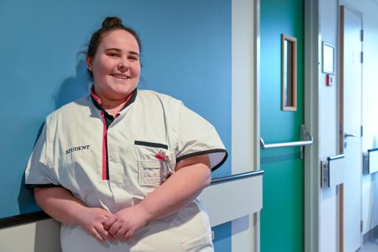 Jobstudent Cynthia Van de Brempt van de Mobiele Equipe