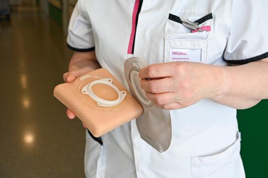Verpleegkundige Ingrid Abdominale Heelkunde met stoma